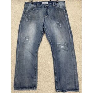 Ecko Unlimited Jeans Mens 42 Baggy Fit Loose Hip‎ Hop Denim Streetwear Skater